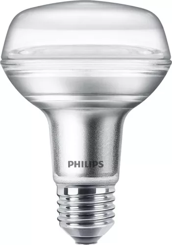 LED izzó E27 R80 4W = 60W 410lm 2700K Meleg 36° PHILIPS