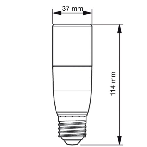 STICK LED izzó E27 T38 9.5W = 68W 950lm 3000K Meleg PHILIPS CorePro