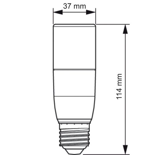 STICK LED izzó E27 T38 9.5W = 75W 1050lm 4000K semleges PHILIPS CorePro