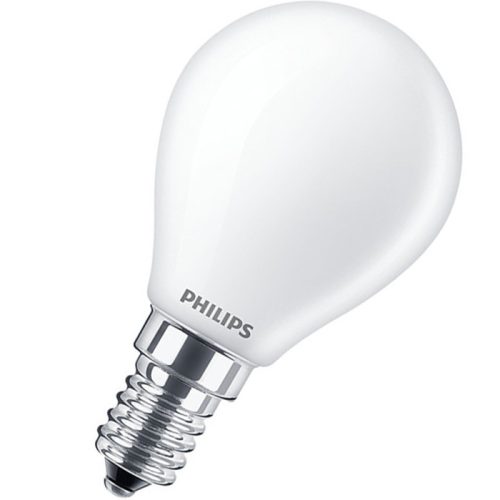 E14 P45 LED izzó 4,3 W = 40 W 470 lm 2700 K  PHILIPS CorePro