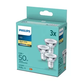   3PAK LED izzó GU10 4.6W = 50W 355lm 2700K Meleg 36° PHILIPS