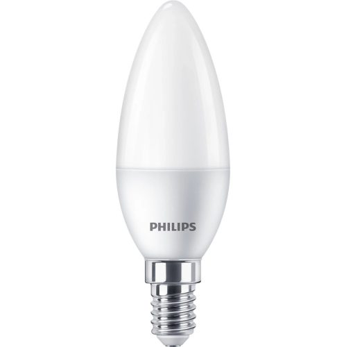 3x LED izzó E14 Candle B35 4,9W = 40W 470lm 2700K meleg Philips