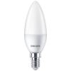 4PAK LED izzó E14 B35 4,9W = 40W 470lm 2700K meleg tejszerű PHILIPS