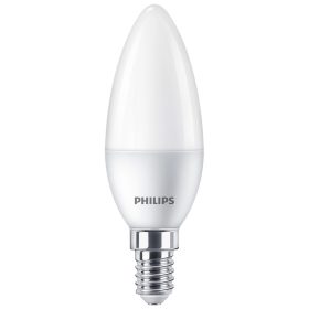   4PAK LED izzó E14 B35 4,9W = 40W 470lm 2700K meleg tejszerű PHILIPS