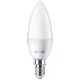   4PAK LED izzó E14 B35 4.9W = 40W 470lm 4000K Semleges Milky PHILIPS