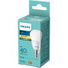 LED izzó E14 gömb alakú P45 4,9 W = 40 W 470 lm 2700 K Meleg Essential Philips