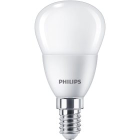   LED izzó E14 gömb alakú P45 4,9 W = 40 W 470 lm 4000 K semleges Essential Philips