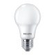 LED izzó E27 A60 8W = 60W 806lm 4000K Semleges Milky PHILIPS