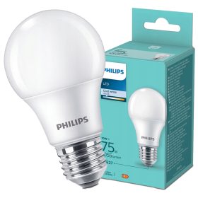   LED izzó E27 A60 10W = 75W 1055lm 4000K Semleges Milky PHILIPS