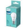 LED izzó E27 A60 10W = 75W 1055lm 4000K Semleges Milky PHILIPS
