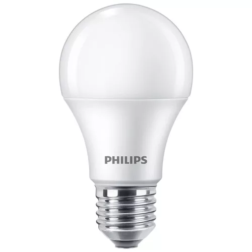 LED izzó E27 A60 10W = 75W 1055lm 6500K Cold Milky PHILIPS