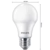 2x LED izzó E27 A60 10W = 75W 1055lm 2700K Meleg 180° Essential Philips