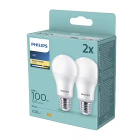 2PAK LED izzó E27 A60 13W = 100W 1521lm 2700K Meleg PHILIPS
