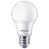 3PAK LED izzó E27 A60 8W = 60W 806lm 2700K meleg tejszerű PHILIPS