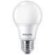 3PAK LED izzó E27 A60 8W = 60W 806lm 2700K meleg tejszerű PHILIPS