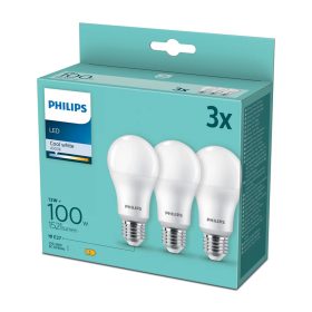   3PAK LED izzó E27 A67 13W = 100W 1521lm 4000K semleges PHILIPS