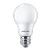 4PAK LED izzó E27 A60 8W = 60W 806lm 2700K Meleg PHILIPS