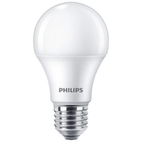   4PAK LED izzó E27 A60 10W = 75W 1055lm 4000K Semleges Milky PHILIPS