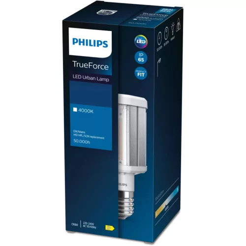 LED izzó E27 28W 4000lm 4000K Semleges IP65 utcai lámpákhoz EM/AC MASTER HLP SON Philips