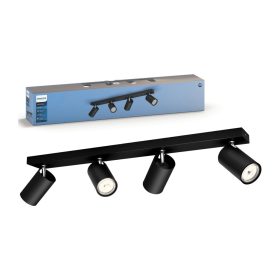   Felületre szerelhető LED mennyezeti lámpa halogén lámpatest SPOT 4x GU10 KOSIPO PHILIPS