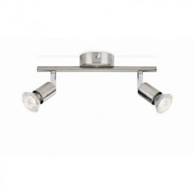   Mennyezeti lámpa LIMBALI 2x GU10 fali lámpa mozgatható spotlámpa szatén PHILIPS