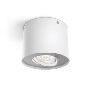   Felületre szerelhető LED lámpatest PHASE 6.5W 2700K szabályozható mozgatható fehér PHILIPS