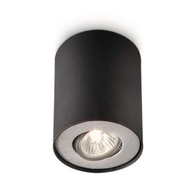   Felületre szerelt LED GU10 Philips myLiving Pillar Black 56330/30/PN