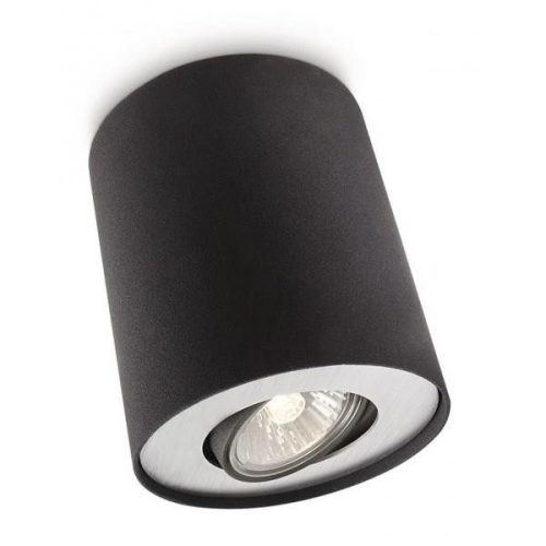 Felületre szerelt LED GU10 Philips myLiving Pillar Black 56330/30/PN