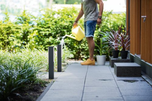 LED kerti lámpa kültéri STRATOSPHERE myGarden 2x4,5W 2700K IP44 oszlop 42cm antracit PHILIPS