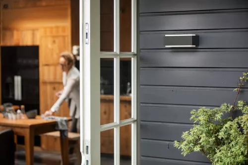 Kerti LED lámpa Homlokzati fali lámpa STRATOSPHERE myGarden 2x4.5W 2700K IP44 Felső-alsó antracit PHILIPS