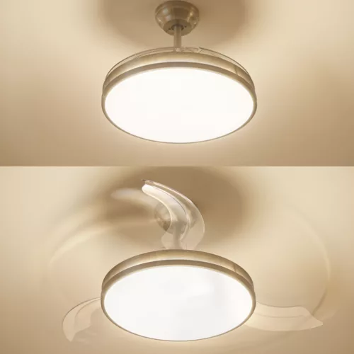 Mennyezeti lámpa Mennyezeti ventilátor LED 28+35W 4500lm 2700-5500K Nikkel Atlas Philips