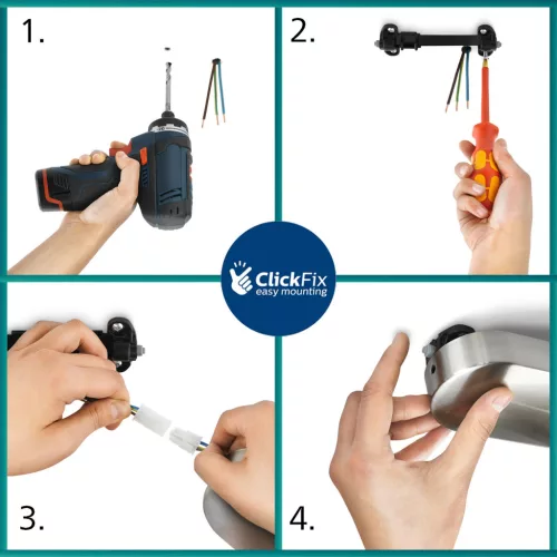 Mennyezeti lámpa reflektor 3x GU10 cső fekete-réz Philips