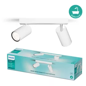   Mennyezeti lámpa Spotlámpa 2x GU10 IP44 Fehér Kosipo Philips