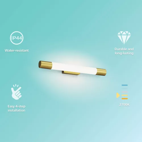 Tükörlámpa LED 5W 730lm 2700K 44cm IP44 Rover Copper Philips