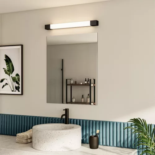 Tükörlámpa LED 10W 1500lm 2700K 62cm IP44 Fekete Rover Philips
