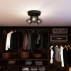 Mennyezeti lámpa Spotlámpa Mennyezeti lámpa 3x E14 LED Fekete Sleet Philips