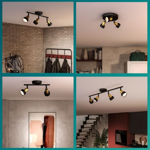 Philips Conduit GU10 fekete-réz falikar