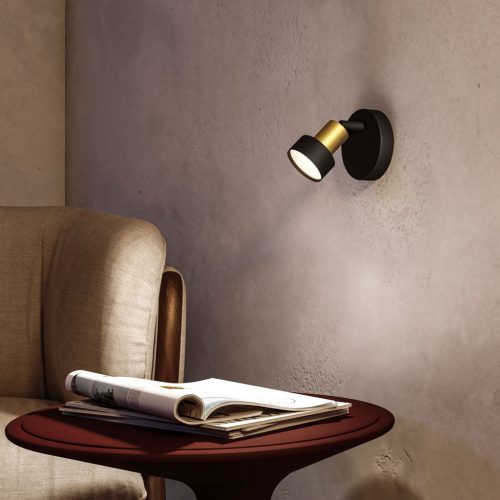 Philips Conduit GU10 fekete-réz falikar