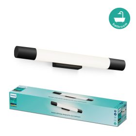   Tükörlámpa LED 5W 730lm 2700K 44cm IP44 Rover Fekete Philips