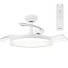 Mennyezeti ventilátor 35W 106cm lámpa mennyezeti plafon LED 32W 4500lm 2700-5500K CCT fehér távirányító Solr Philips