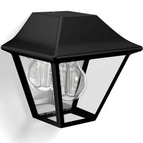 Kerti LED lámpa homlokzati fali lámpa ALPENGLOW myGarden E27 IP44 Lámpás fekete PHILIPS