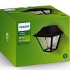 Kerti LED lámpa homlokzati fali lámpa ALPENGLOW myGarden E27 IP44 Lámpás fekete PHILIPS