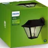 Kerti LED lámpa Fali lámpa Homlokzat ALPENGLOW myGarden E27 IP44 Down Light Fekete PHILIPS