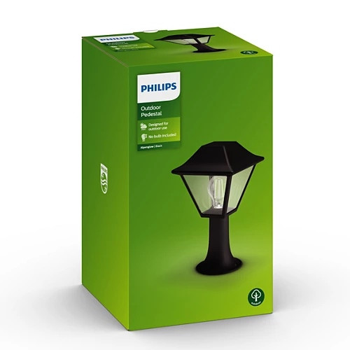 Kerti LED lámpa kültéri ALPENGLOW myGarden E27 IP44 oszloplámpás fekete PHILIPS