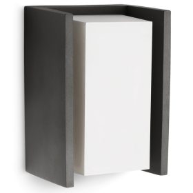   Kerti LED fali lámpa homlokzati HÍD myGarden E27 IP44 téglalap alakú antracit PHILIPS