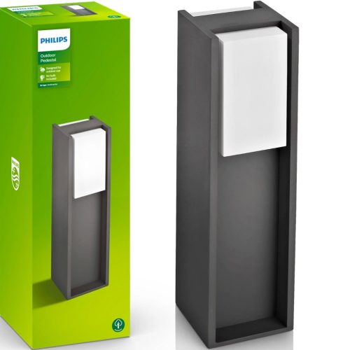 LED kerti lámpa kültéri BRIDGE myGarden E27 IP44 oszlop 40cm antracit PHILIPS