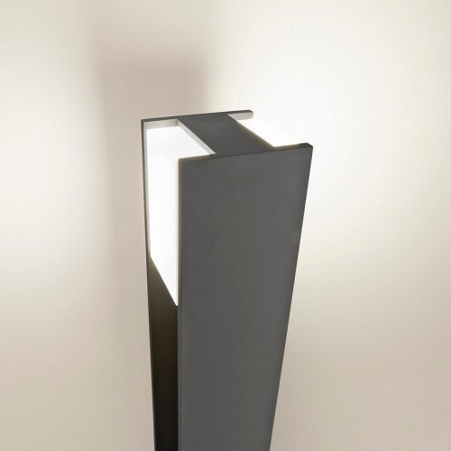 LED kerti lámpa kültéri BRIDGE myGarden E27 IP44 oszlop 80cm antracit PHILIPS