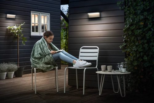 Kerti lámpa LED homlokzati fali lámpa BUSTAN myGarden 2x4,5W 2700K IP44 Antracit PHILIPS