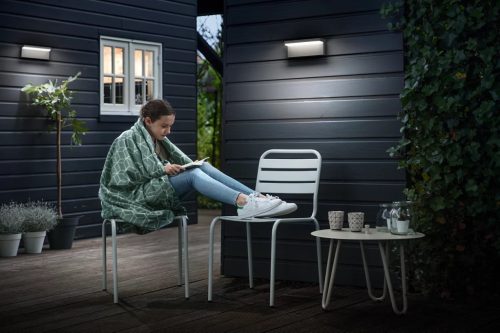 Kerti LED lámpa Homlokzati fali lámpa BUSTAN myGarden 2x4.5W 4000K IP44 Antracit PHILIPS