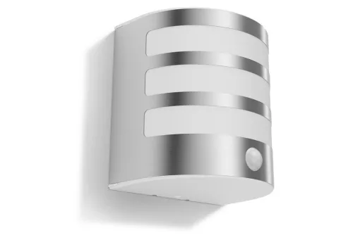 Kerti LED fali lámpa homlokzati CALGARY IR myGarden 3,5W 2700K IP44 mozgásérzékelővel, ezüst PHILIPS